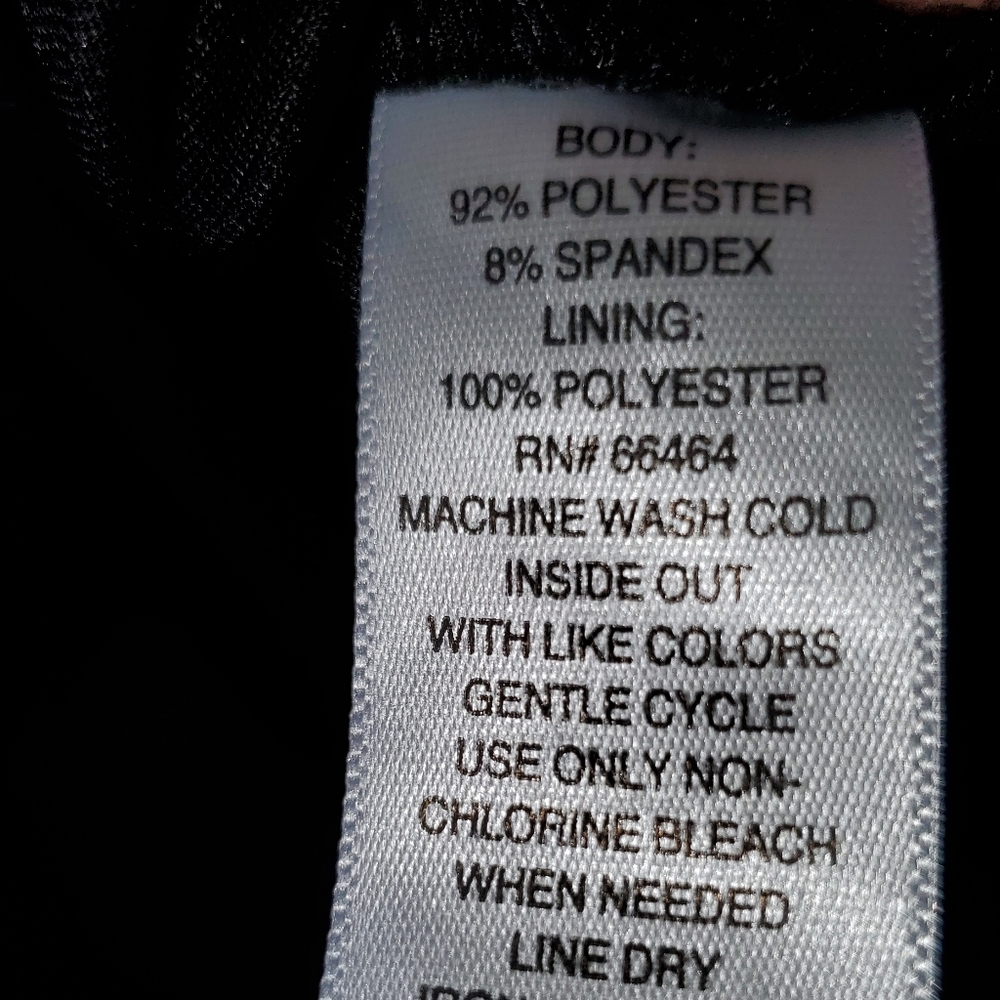 Boutique Black faux  Velvet  sz 2x - Picture 9 of 10